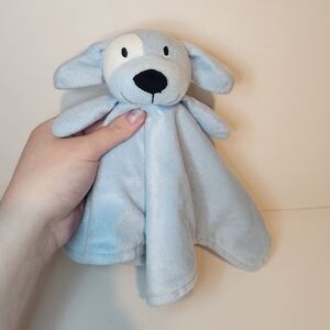 Nuby Baby Blue Dog with White spot Lovie